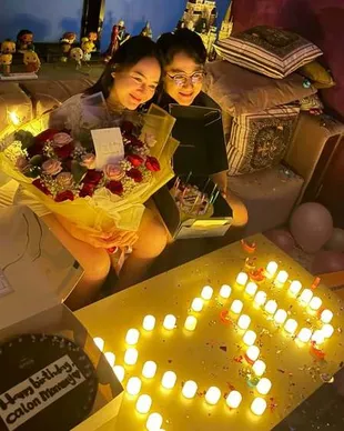 Potret Amanda Manopo Dapat Suprise Ulang Tahun dari Kenny Austin, Menangis Terharu