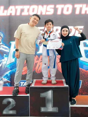Potret Arsya Hermansyah Raih Prestasi di Taekwondo, Ashanty & Anang Dukung Penuh