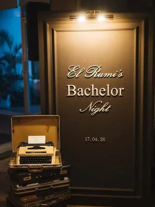 Potret El Rumi Adakan Bachelor Night Bareng Groomsmen, Makin Ganteng