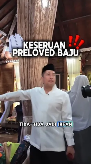 Potret Irfan Hakim Preloved Baju Gratis Saat Halal Bi Halal, Senang Semuanya Bahagia
