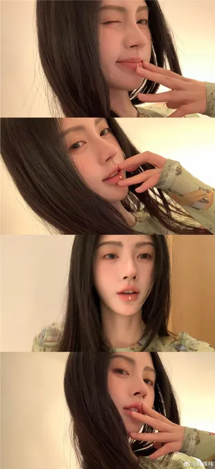 Potret Ju Jingyi di Unggahan Terbaru Weibo, Tampil Cantik di Lokasi Syuting 