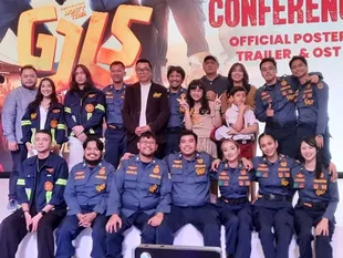 Potret Keseruan Press Conference FIlm 'GJLS: Berapi-Api', Rispo Ungkap Tantangan Selama Syuting