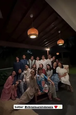 Potret Musisi Hits Bukber di Rumah Ariel Noah, Dihadiri BCL, Rossa, Sampai Vina Panduwinata