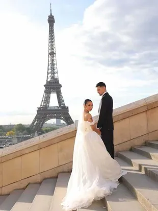Prewedding Jennifer Coppen dan Justin Hubner di Paris, Eiffel Jadi Background
