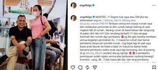 Rumah Angel Lelga Kemalingan, Pelaku Ternyata ART Sendiri