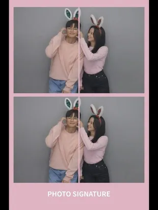 Seo In Guk dan Jisoo BLACKPINK 'BOYFRIEND ON DEMAND' Gemas Photobox Berdua