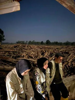 Zaskia Adya Mecca Geram Lihat Kondisi Tamiang Usai Banjir: PUAS KALIAN GUNDULKAN HUTAN?