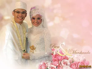 Ben Kasyafani and Marshanda