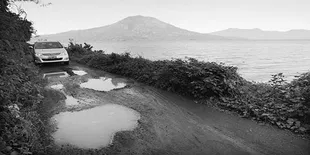 Ramadhan Datang Ruas Sumut-Rohul Masih Rusak