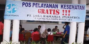 Pos Kesehatan Jasa Raharja Layani Pengobatan Gratis