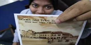 Kartu Lebaran Gratis Di Kantor Pos Besar Malang