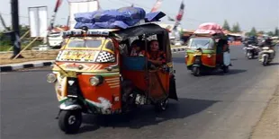 Mudik Pakai Bajaj