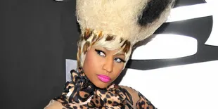 Nicki Minaj Pamerkan Rambut 'Leopard-Print' di Grammy