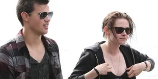 Kristen Stewart - Taylor Lautner 'Lari' Dari Tsunami