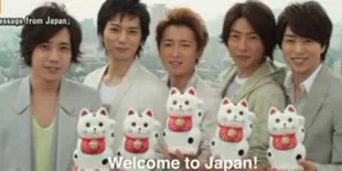 Arashi Bintangi Video 'Message from Japan'