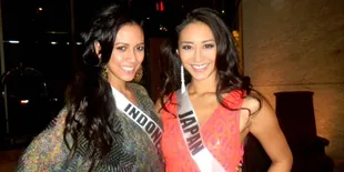 Nadine Alexandra Akur Dengan Miss Japan