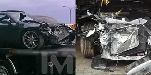 Lindsay Lohan Tabrak Truk Gunakan Porsche 911 Sewaan