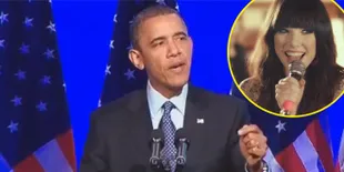 Hmm, Barack Obama Pun 'Nyanyikan' Lagu Carly Rae Jepsen