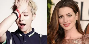 G-Dragon Big Bang Beri Ciuman Untuk Anne Hathaway
