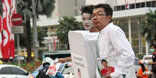 Jarwo Kwat Sosialisasikan Zakat di Bundaran HI