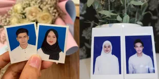 10 Pasfoto Pasangan Seleb Ala Buku Nikah, Disebut Punya Paras yang Mirip - Jodoh Nggak Kemana
