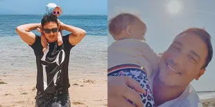10 Potret Gaya Hot Daddy Hamish Daud Saat Asuh Baby Zalina, Quality Time di Rumah Sampai Main ke Pantai