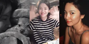 10 Potret Song Hye Kyo Polos Tanpa Makeup, Pamerkan Wajah Cantik Natural