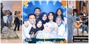 11 Potret Temu Kangen Keluarga Besar D'Academy &#38; LIDA di Rumah Lesti-Rizky Billar, Akrab Penuh Kehangatan