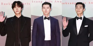 14 Aktor Ganteng Korea yang Kemunculannya di Red Carpet Baeksang Awards 2020 Paling Bikin Gagal Fokus: Park Seo Joon - Hyun Bin