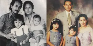 14 Potret Lawas Seleb Bareng Keluarga Penuh Kehangatan, Ariel NOAH Bayi Bikin Salfok - Maia Estianty Kecil Senyumnya Manis