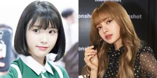 15 K-Pop Idol Cewek Paling Cocok Dengan Rambut Poni Depan, IU - Lisa BLACKPINK