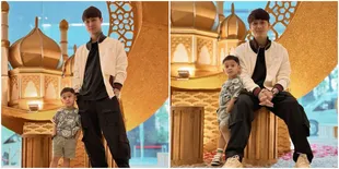 4 Potret Gaya Kembar, Rizky Billar dan Putranya Levian Tuai Pujian dari Netizen