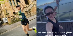 4 Potret Sheryl Sheinafia yang Kini Aktif Olahraga Lari hingga Ikut Marathon, Sebut Dapat Pembelajaran Berharga