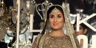 45 Hari Usai Lahiran, Kareena Kapoor Tampil Stunning di Catwalk