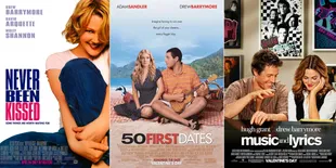 5 Film Romantis Drew Barrymore Terbaik, Hadirkan Kisah Manis yang Bikin Baper