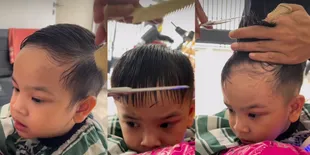5 Potret Gala Sky Potong Rambut, Jadi Ganteng Maksimal