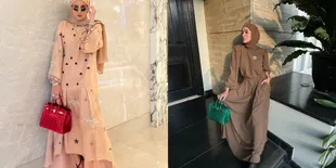 5 Potret Gamis ala Olla Ramlan yang Bisa Jadi Inspirasi Baju Lebaran yang Modis dan Stylish