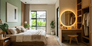 6 Integrasi Kamar Utama dan Ruang Rias, Ciptakan Interior Mewah yang Fungsional