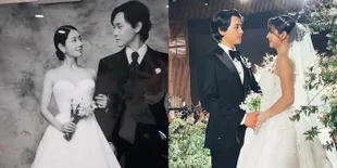 7 Foto Prewedding Park Shin Hye &#38; Choi Tae Joon yang Jadi Dekorasi Pernikahan, Pamer Punggung Hingga Gendong-Gendongan