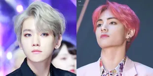7 K-Pop Idol Cowok Tampan Dengan Kelopak Mata Monolid, Baekhyun EXO - V BTS