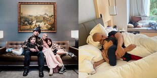 7 Potret Ahmad Dhani dengan Muhammad Ali Anak Bungsunya dengan Mulan Jameela, Kompak Banget