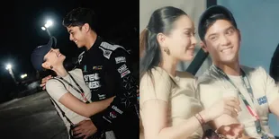 7 Potret Alyssa Daguise Tonton Al Ghazali Kompetisi Drifting, Perlihatkan Kemesraan