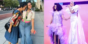 7 Potret Amora Lemos Ikut Nyanyi Bareng Krisdayanti di Amerika, Posturnya Bikin Salfok Sudah Setinggi sang Mama