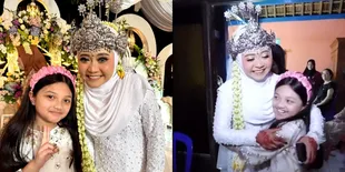 7 Potret Arsy Hermansyah Datang ke Pernikahan Pengasuhnya, Tampil Cantik Natural - Beri Pelukan ke Mempelai