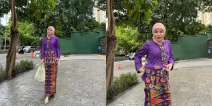 7 Potret Ayana Jihye Moon Tampil Menawan Pakai Kebaya Encim Khas Betawi