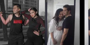 7 Potret Corry Pamela Ngegym di Kehamilan 9 Bulan untuk Maternity Photoshoot - Angkat Besi Juga, Malah Netizen yang Ngos-ngosan dan Ngilu