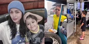 7 Potret El Barack Anak Jessica Iskandar yang Tuai Pujian, Makan Bakso Gerobak - Jajan Batagor Pinggir Jalan