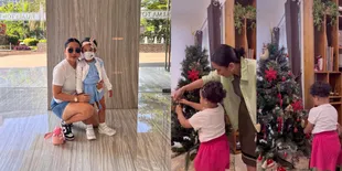 7 Potret Gewa Anak Mendiang Glenn Fredly Hias Pohon Natal Pertama Kali, Haru Sambil Ajak Ngomong Foto sang Ayah