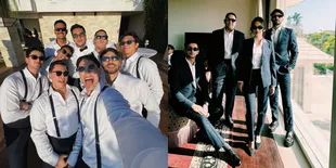 7 Potret Groomsmen Pernikahan Salshabilla Adriani dan Ibrahim Rasyid, Asyiknya Omar Daniel dan Refal Hadi Joget Penuh Effort