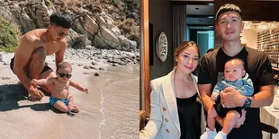 7 Potret Indra Priawan Suami Nikita Willy Saat Momong Anak, Ayahable Banget - Kebersamaan Bareng Baby Izz di Pantai Curi Perhatian
